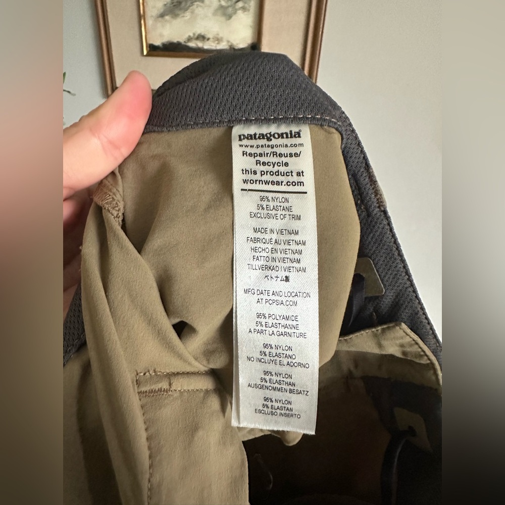 Patagonia Men's Quandary Pants - Regular Classic Tan Size 38x32 - Picture 10 of 12